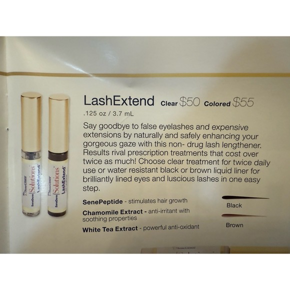 SeneGence SeneDerm Solutions LashExtend Clear Lash Lengthener .125 fl oz NEW - Picture 4 of 4